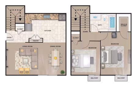 2X1 Townhouse 50SA 11-2196 floor plan